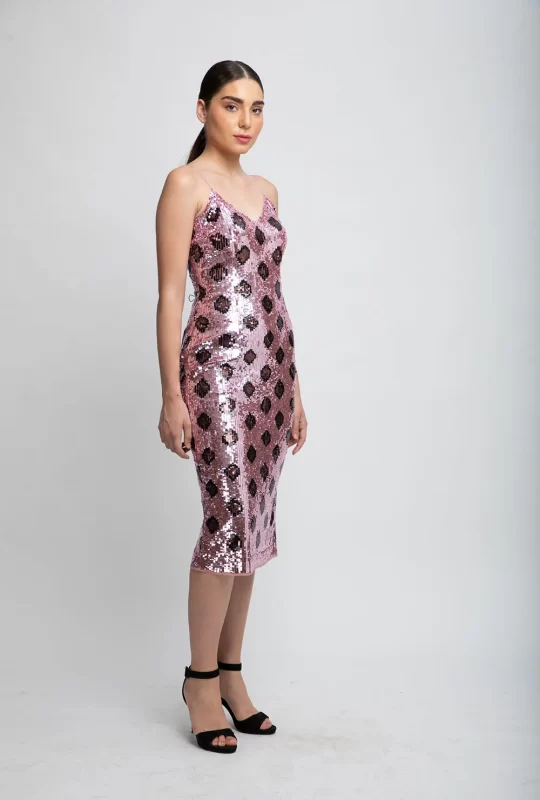 Amanda Cami Strap Dress – Mauve